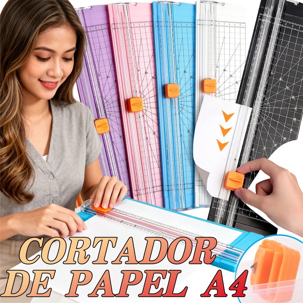 Aparador Guilhotina Portátil Cortador De Papel De Precisão A4/A5 Ferramenta De Corte Manual Com lâmina