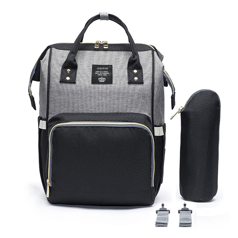 Mochila Bolsa Maternidade Lequeen Original Porta mamadeira Resistente