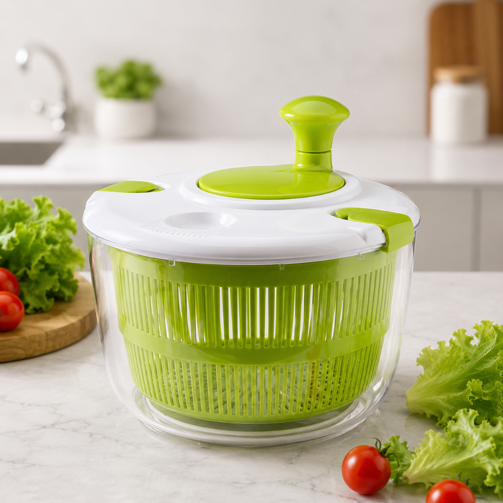 Seca Saladas Centrífuga De Salada Secador de Verduras Manual 5 Litros