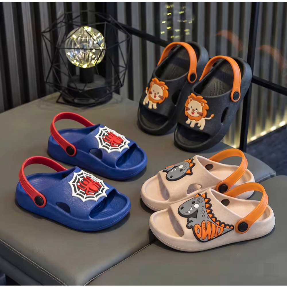 Sandália Infantil Nuvita Babuche Kids Super Leve Confortável Com Personagens Menino Promoção