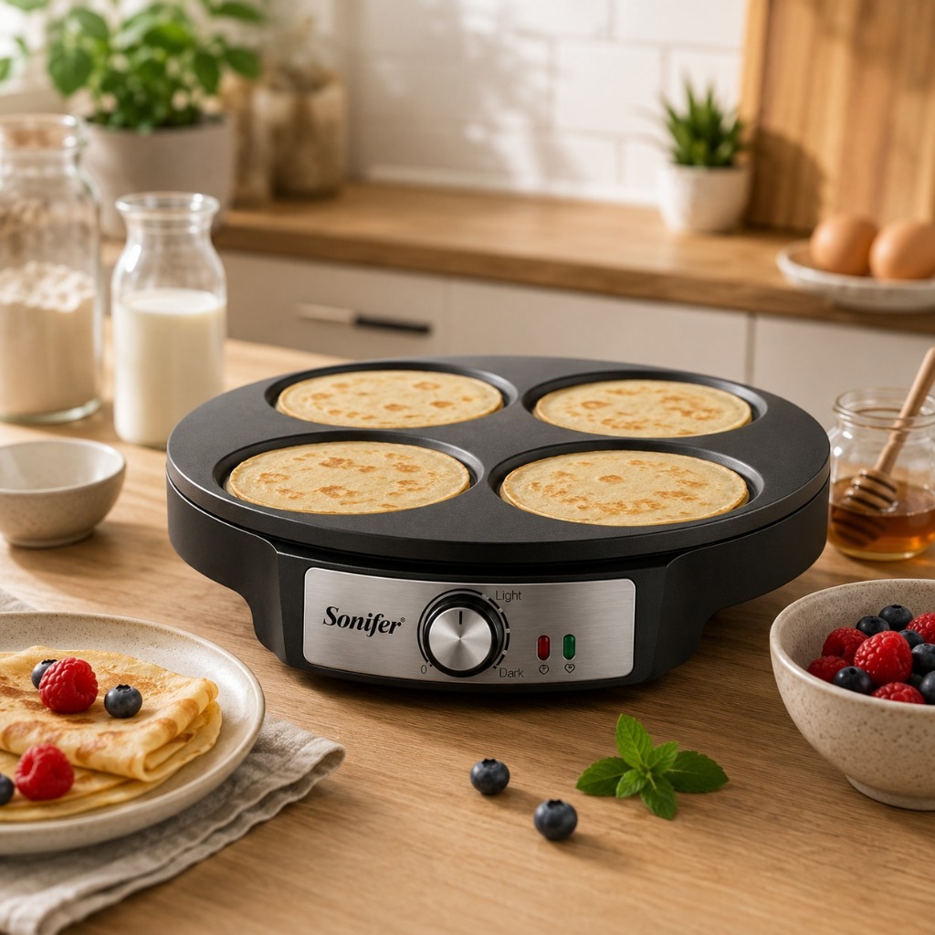 Máquina de Panquecas Sonifer SF-6176 1200W 220V