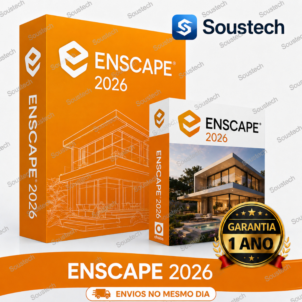 Enscape 2026 Profissional - Vitalício - Instalação Simples