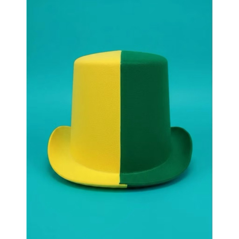 Cartola Brasil | 28x28cm | Chapéu Verde E Amarelo | Copa Do Mundo, Futebol, Seleção Brasileira, Jogos, Festa Junina 2026