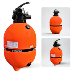 Filtro de Areia Nautilus F450P 6 Vias Para Piscinas até 65.000L