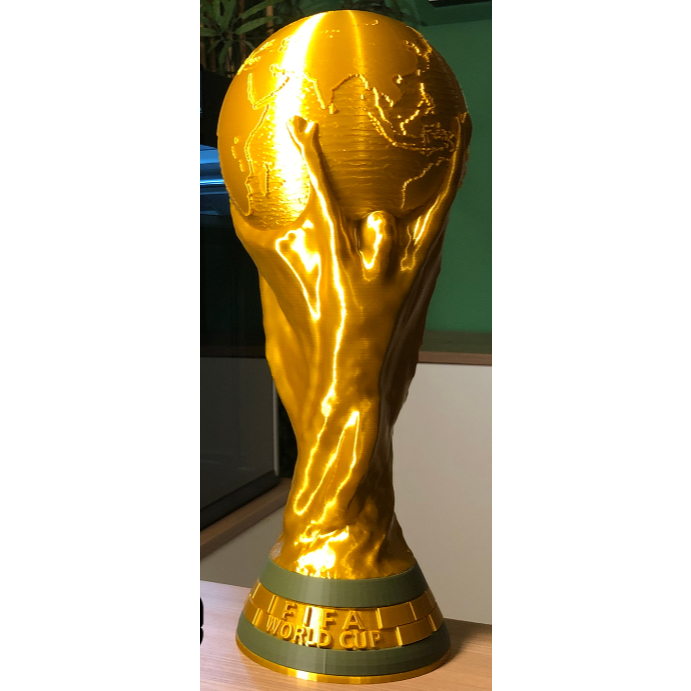 Taça Copa do Mundo 2026 em TAMANHO REAL Troféu Decorativo Futebol