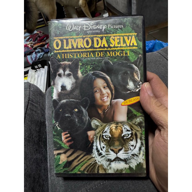 fita VHS O livro da Selva A história de Mogli - dublado - Raro - Disney - Original - fotos reais