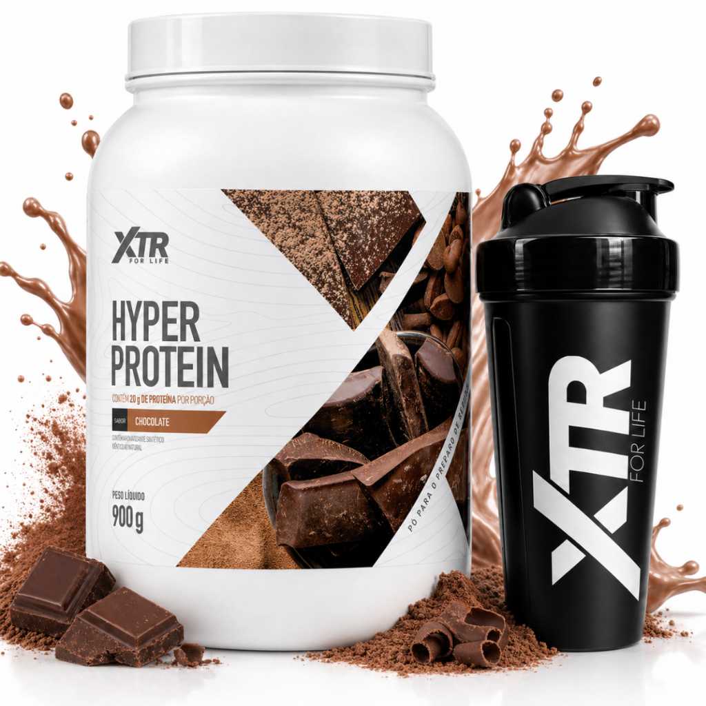 Hyper Protein Whey 100% 900g Concentrado e Isolado Xtr