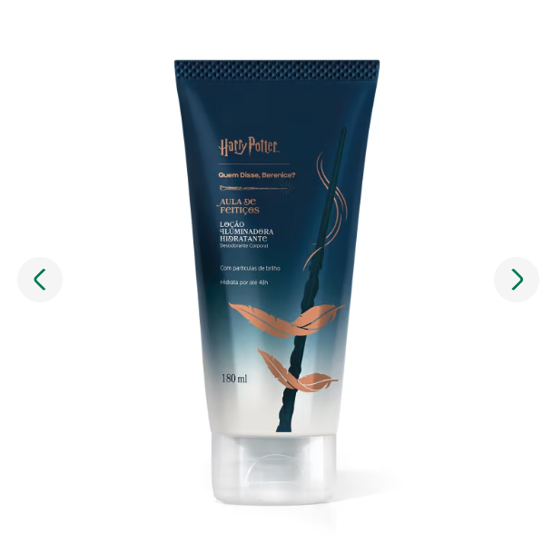 Loção Iluminadora Desodorante Corporal Harry Potter Quem Disse, Berenice? Aula de Feitiços 180ml.