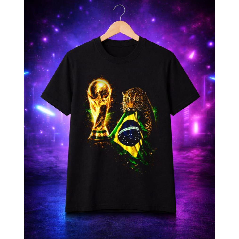 CAMISETA BLUSA TAÇA BRASIL COPA TÍTULOS, NINGUÉM É PENTA, CAMISA ESTILOSA FEMININA BRAZILIAN CORE, PAÍS DO FUTEBOL