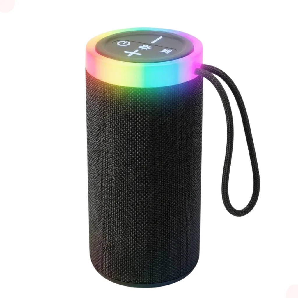 Caixa de Som Bluetooth À Prova D'água 20W RGB Portátil AL-8305 - Panda
