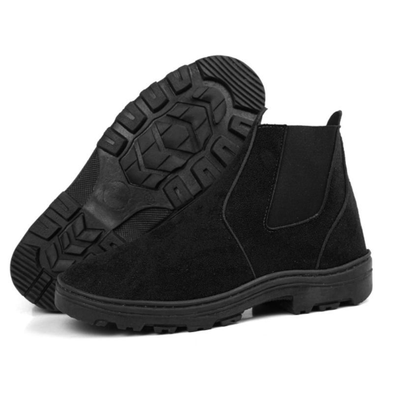 Bota Country Botina de Trabalho Roça Solado Resistente
