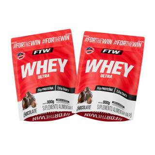 Kit 2x Whey Ultra Protein Refil 900g - FTW