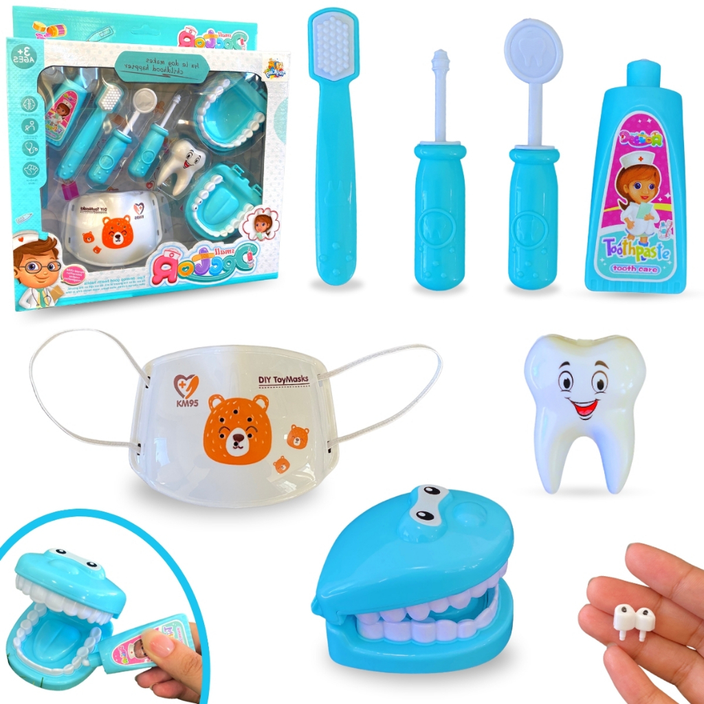 Brinquedo Kit Dentista Infantil Médico Doutor Didático