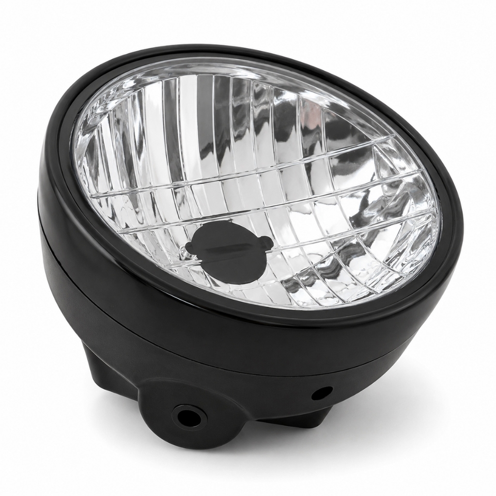 Farol Moto Honda Titan 150 KS ES ESD Fan 150 2004 a 2012 Completo Sem Lâmpada Carcaça Preta