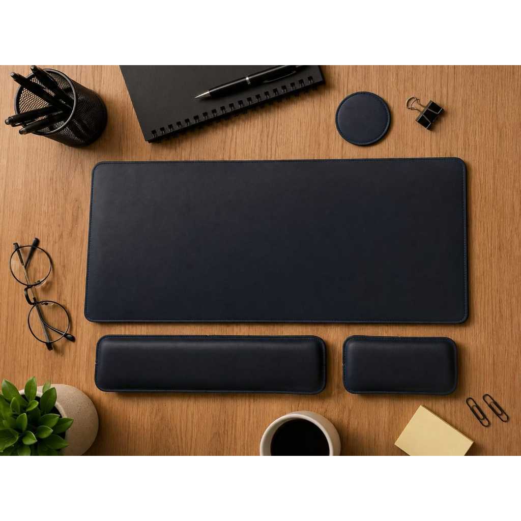 KIT 4 PEÇAS DESKPAD 90/40 GAMER SEM  DESENHO EXTRA GRANDE