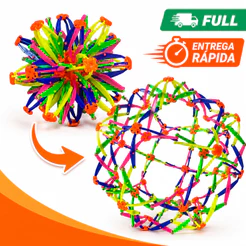 Bola Mágica Maluca Divertida Expansível Brinquedo Abre E Fecha Ao Lançar kit 1/2/3