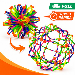 Bola Mágica Maluca Divertida Expansível Brinquedo Abre E Fecha Ao Lançar kit 1/2/3