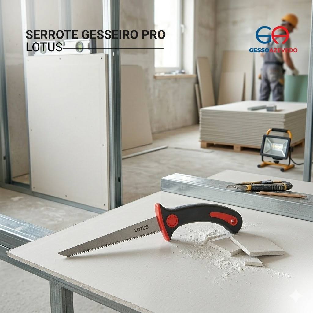 Serrote Gesseiro instalador Drywall Profissional 12 Pol. - Lótus