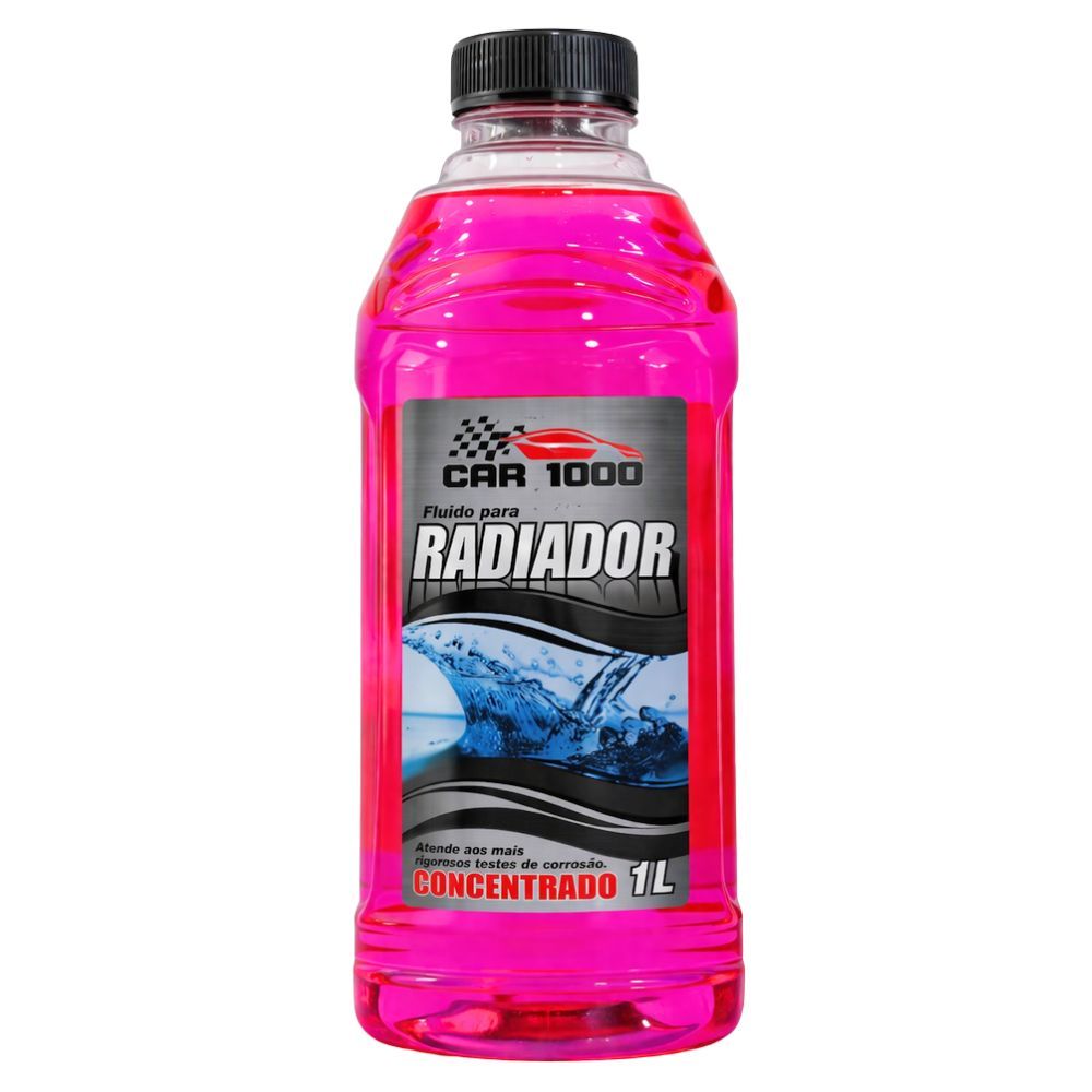 Aditivo para Radiador Car1000 Concentrado Rosa - RADNAQ 1 Litro