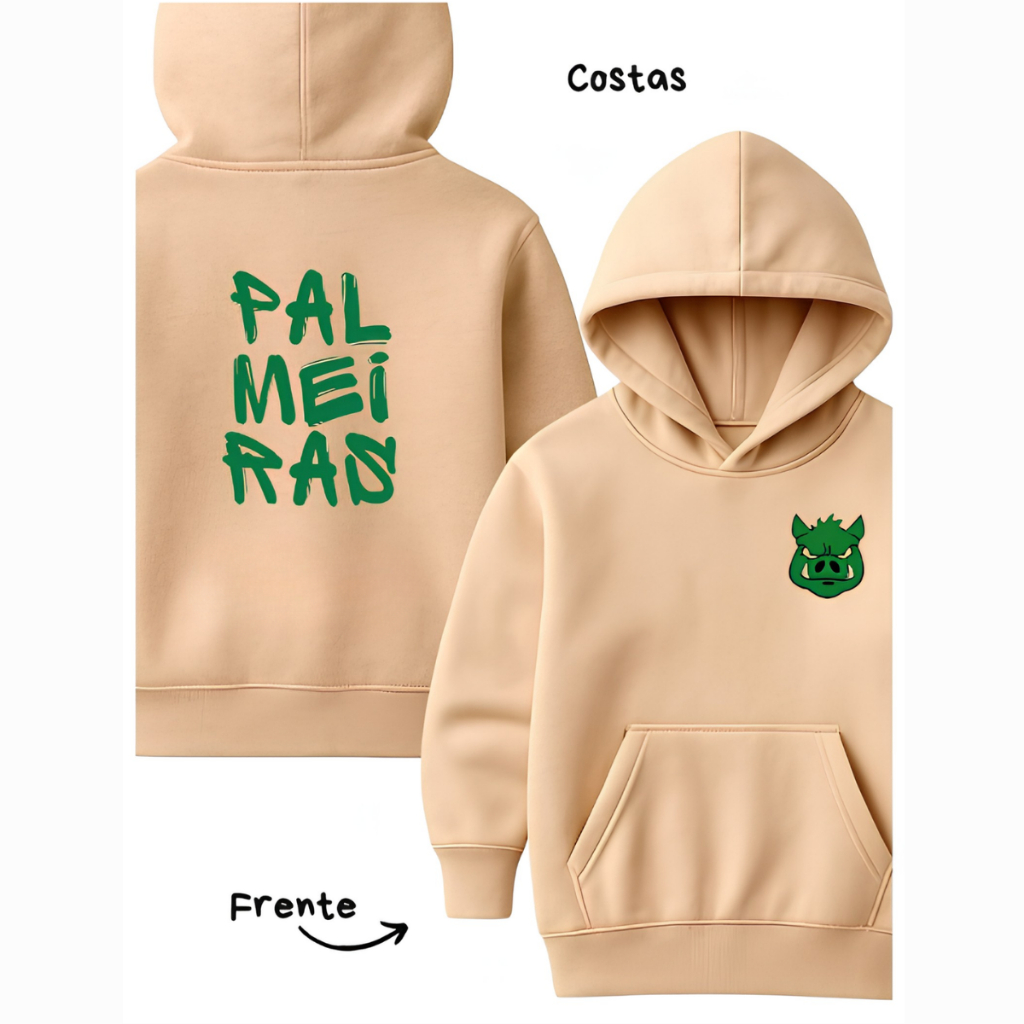 Moletom Palmeiras Avanti Blusa De Frio Verdão Futebol Agasalho Adulto Unissex