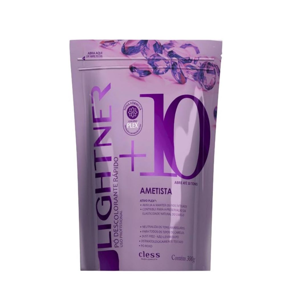 Pó Descolorante Lightner Ametista 300g Cless