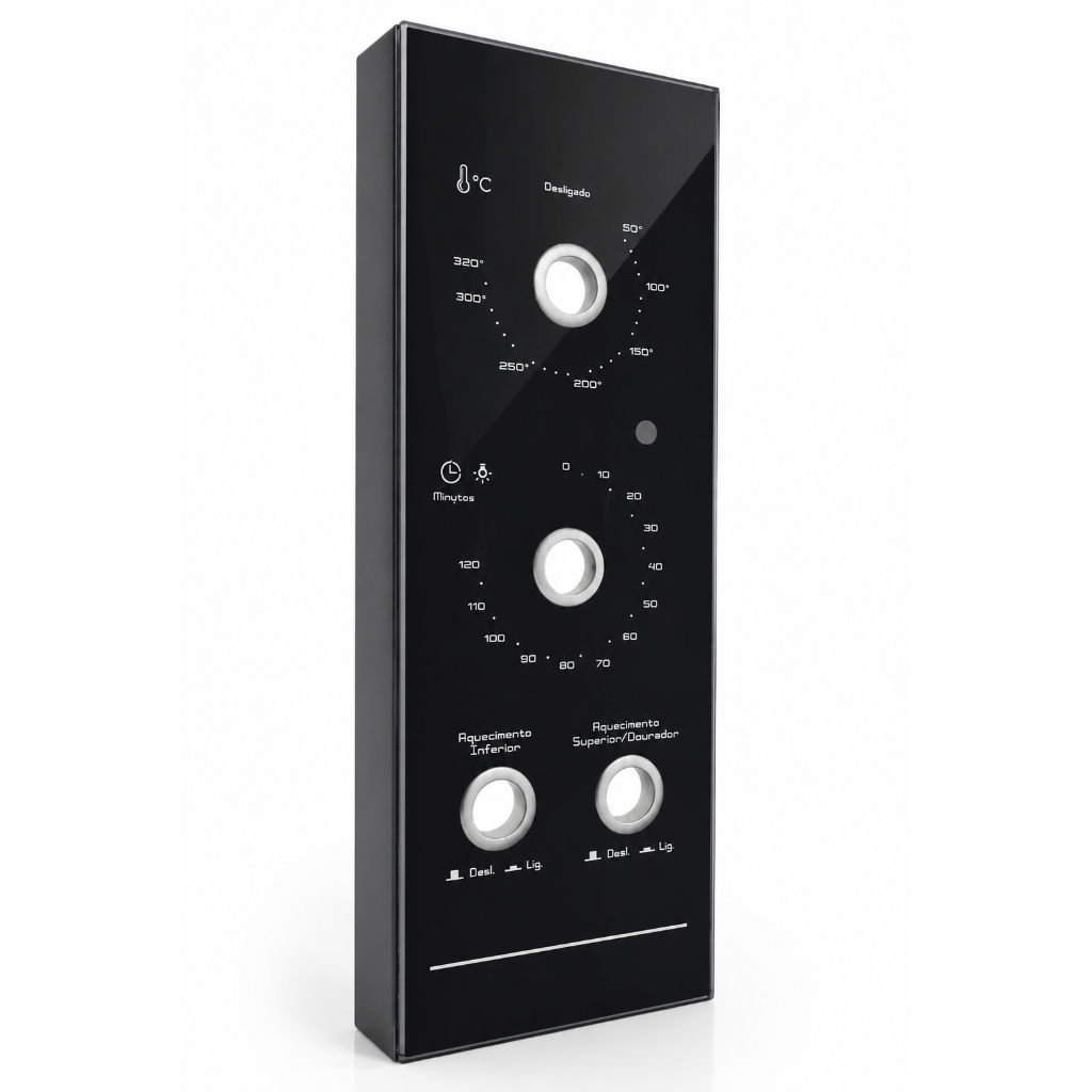 Painel Frontal Original Forno Fischer Fit Line Embutir Ref. 26992 Peça de Reposição