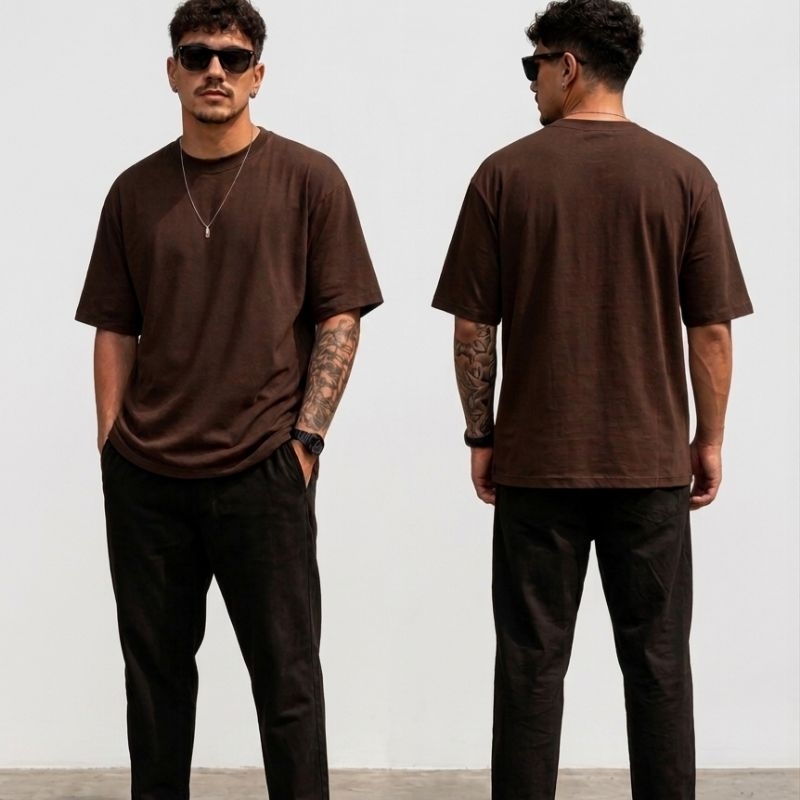 Camiseta Oversized Fashion Unissex Caimento Perfeito Streetwear