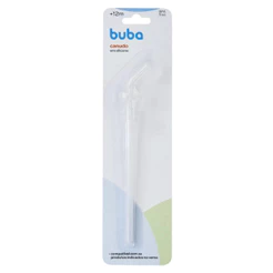 Canudo Repositor Refil em Silicone Compatível Garrafa Alumínio e Térmica Buba ref12123