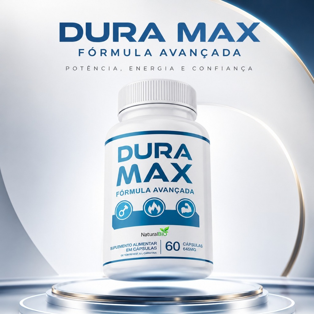 Dura Max  - 645mg - 60 Cápsulas - L-Carnitina, Energia e Disposição