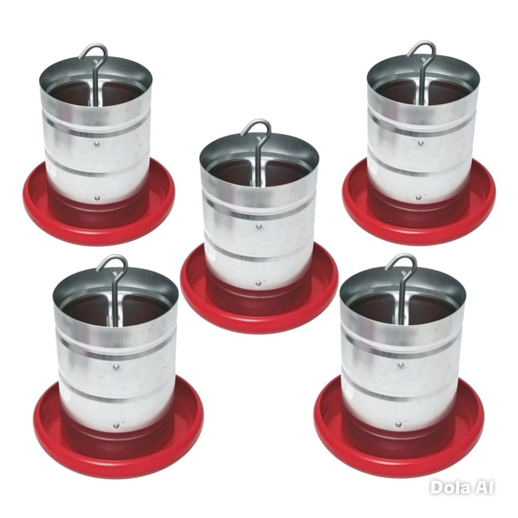 Comedouros 3 kg Tubular para Aves, Frango, Codorna.