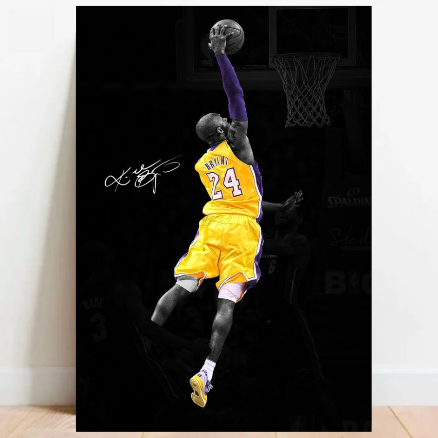 Quadro Placa Decorativa Kobe Bryant Lenda Basquete NBA jogador Esporte 06