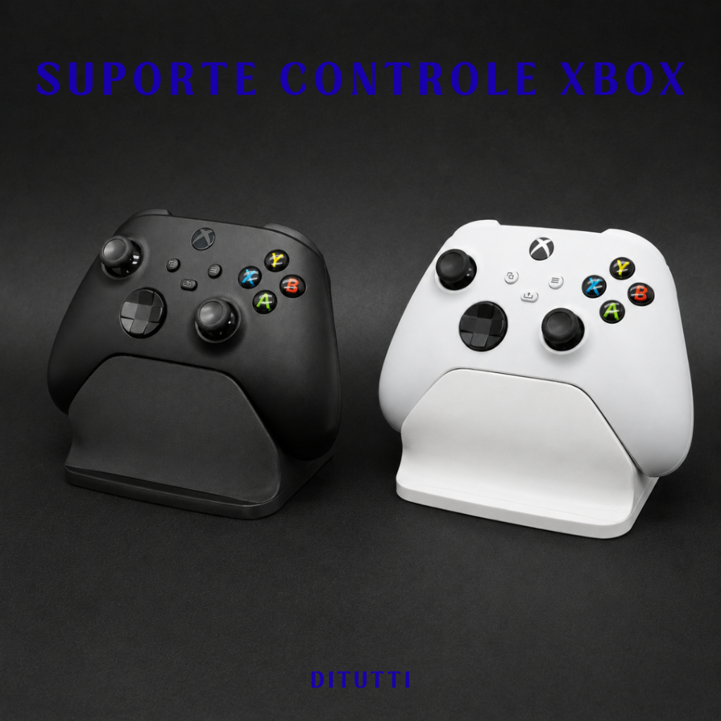 Suporte Controle Xbox Series X S One Minimalista Gamer Base Mesa Organizador Joystick Stand Setup Premium