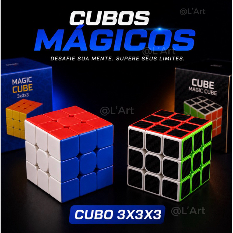 Cubo Mágico Profissional 3x3x3 Original Speed Gold  Edition