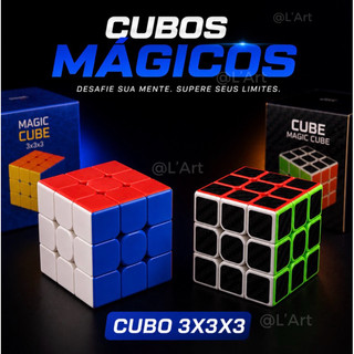 Cubo Mágico Profissional 3x3x3 Original Speed Gold  Edition