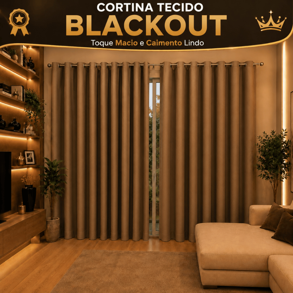 Cortina Blackout Tecido Vários Tamanhos E Cores Corta Luz Direto Da Fabrica