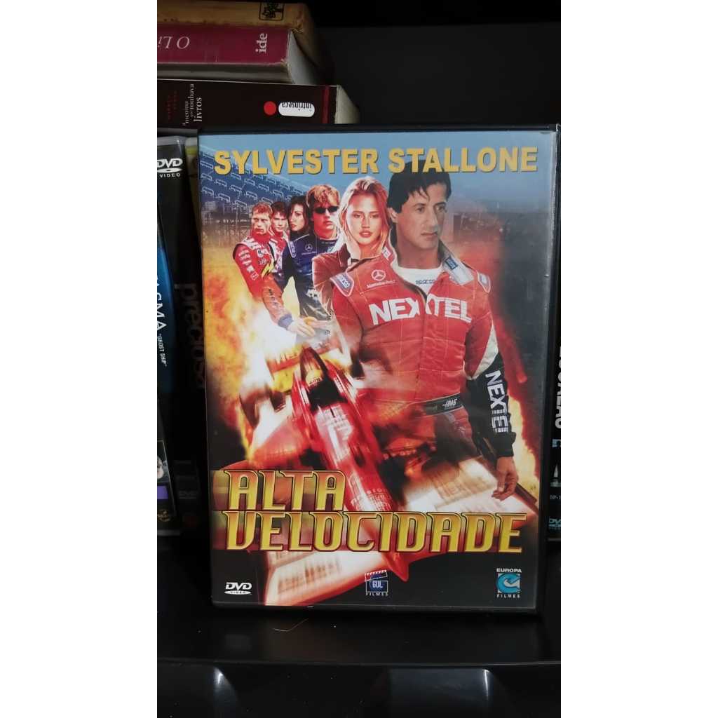 DVD Alta Velocidade - Sylvester Stallone - Ação - Original - Usado