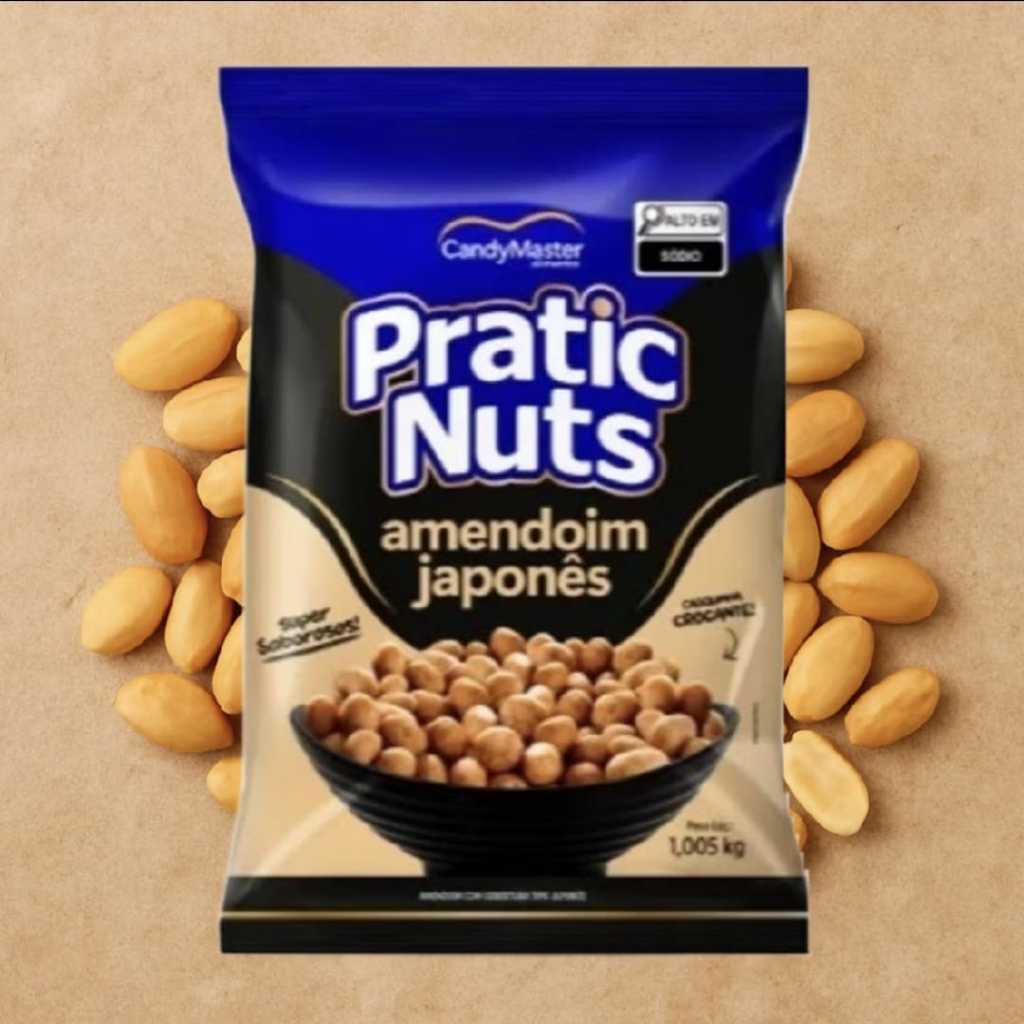 Amendoim Japonês 1kg super crocante direto da fábrica
