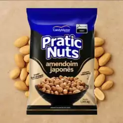 Amendoim Japonês 1kg super crocante direto da fábrica