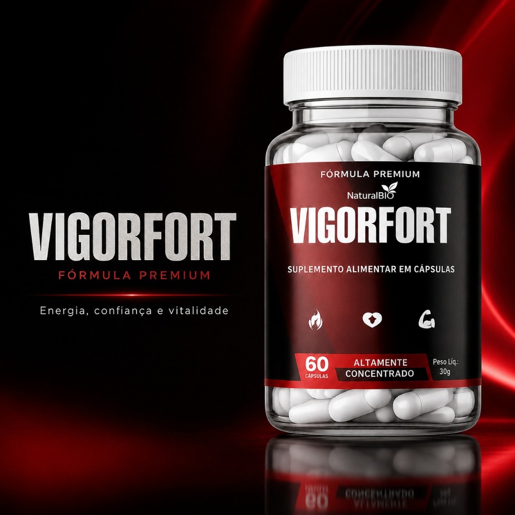 Vigorfort - 60 Cápsulas - Fórmula Premium - Energia, Disposição e Vitalidade