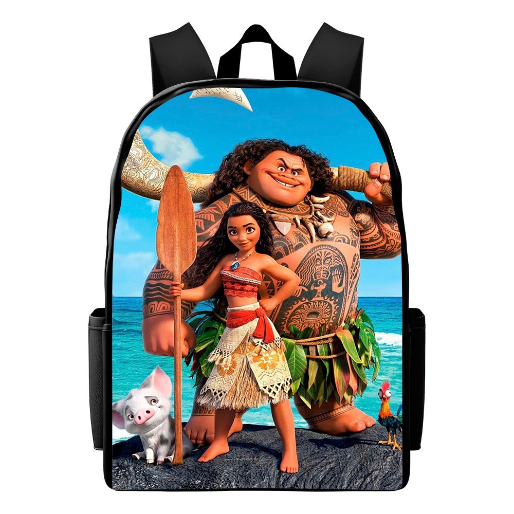 Mochila infantil Escolar Estampada Moana Unissex Bolça Crianças Volta As Aulas