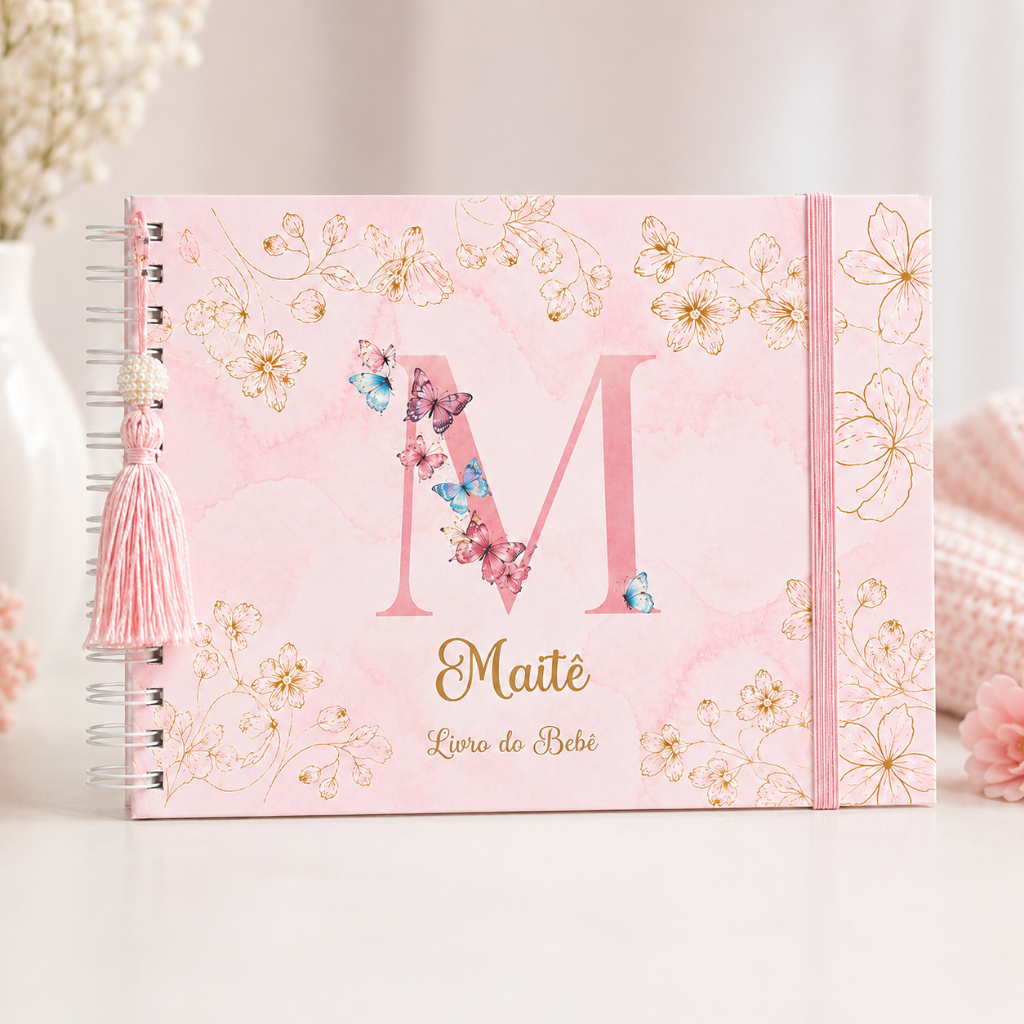 Livro do Bebê Personalizado – Recordações dos Primeiros Anos