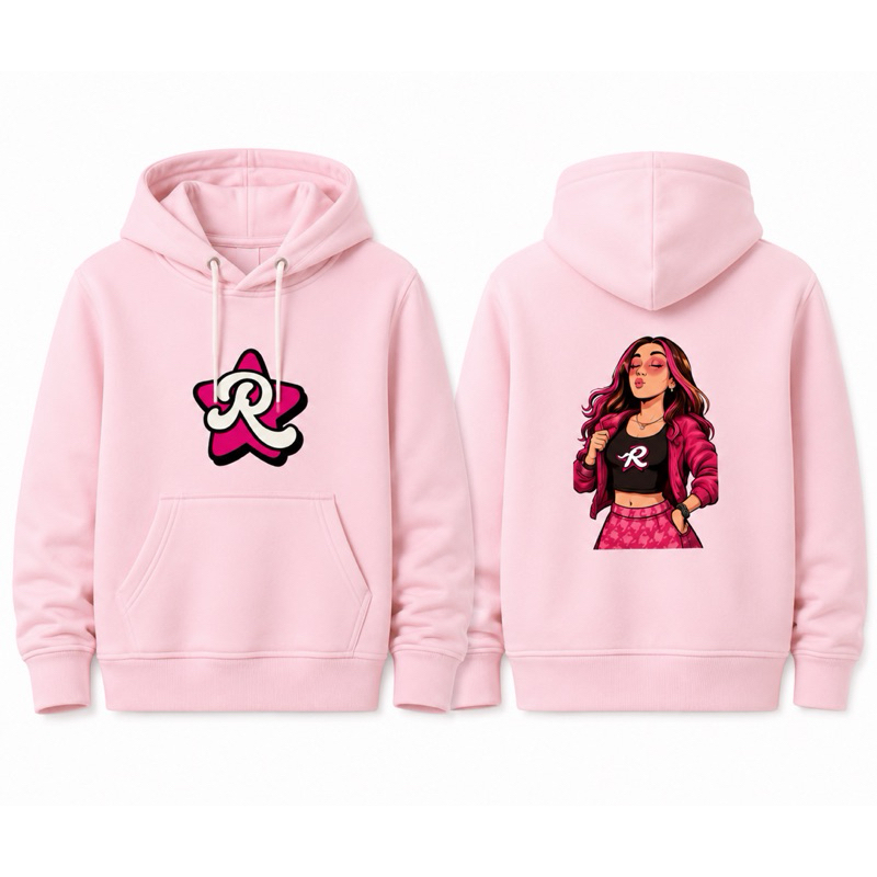 Moletom Infantil Emilly Vick Estampado Com Capuz/Bolso Canguru | Flanelado Menina Estilo Fashion