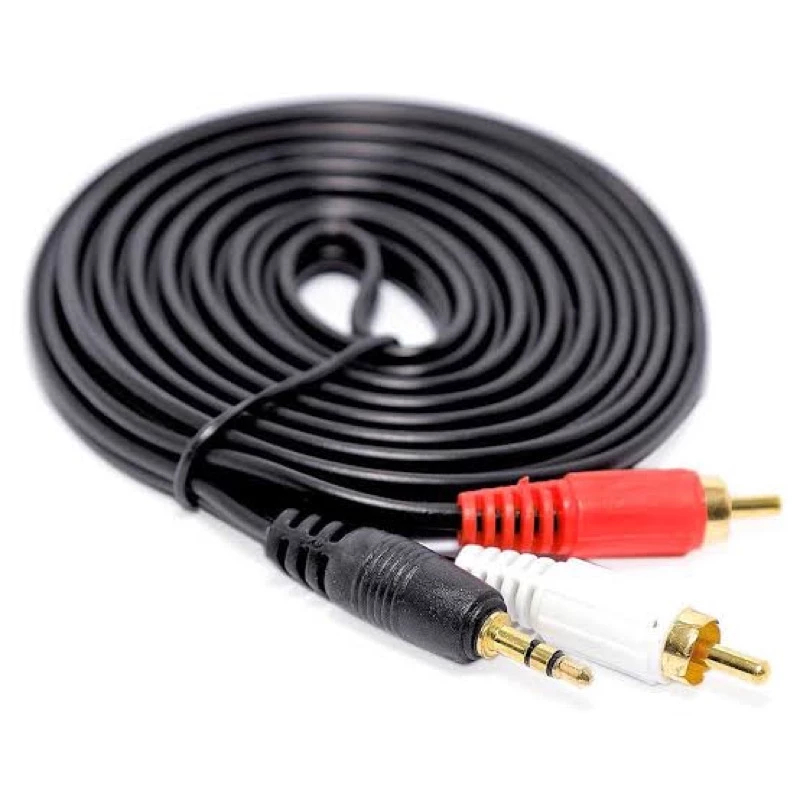 Cabo Auxiliar P2 Macho X Rca Macho Audio 1,5m P/ Som / Tv / Home Theater Audio Video