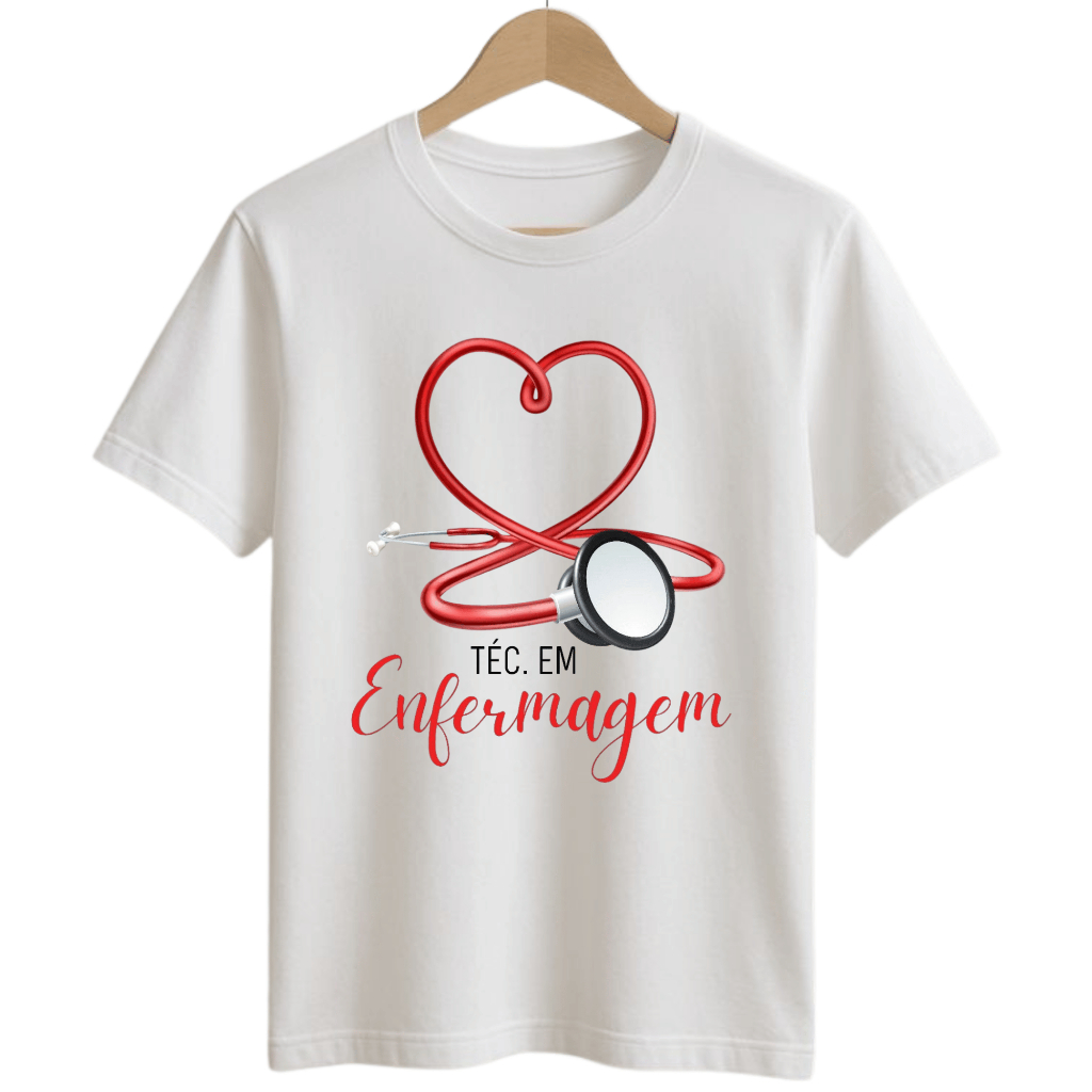 Camiseta Enfermagem Blusa Tecnico em enfermagem Blusa Enfermeiro Lançamento Premium Lançamento