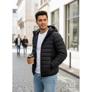 No.12 Jaqueta Bobojaco Masculina com Capuz – Conforto, Estilo e Proteção Contra o Frio
