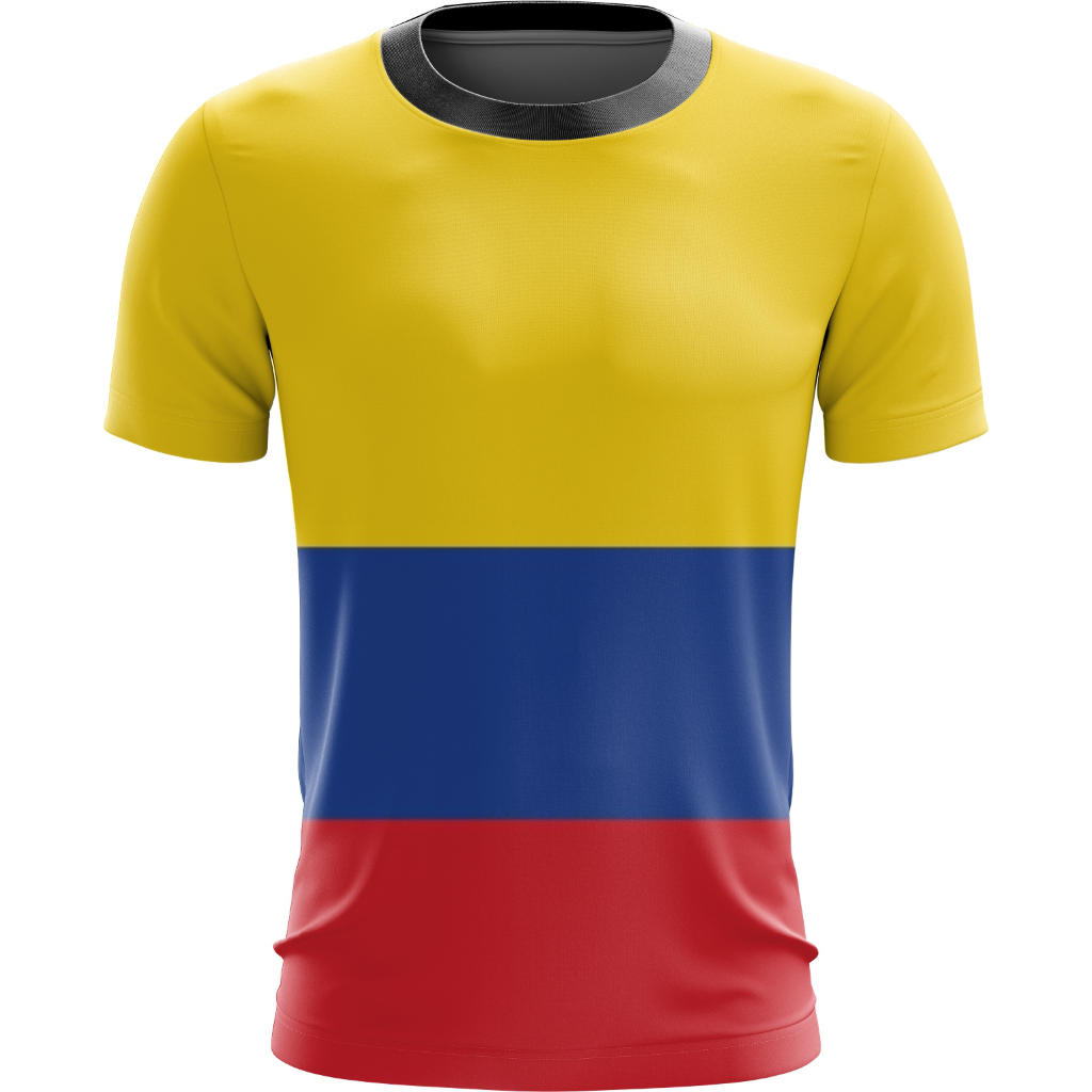 camisa camiseta colombia pais globo