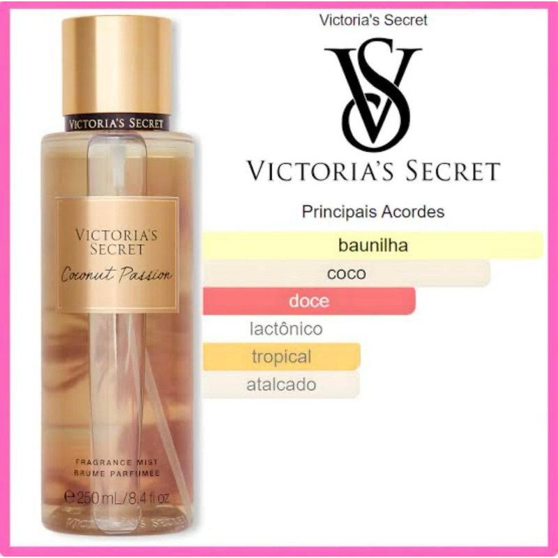 Victoria's Secret Body Splash Acessar › Coconut Passion 250ml