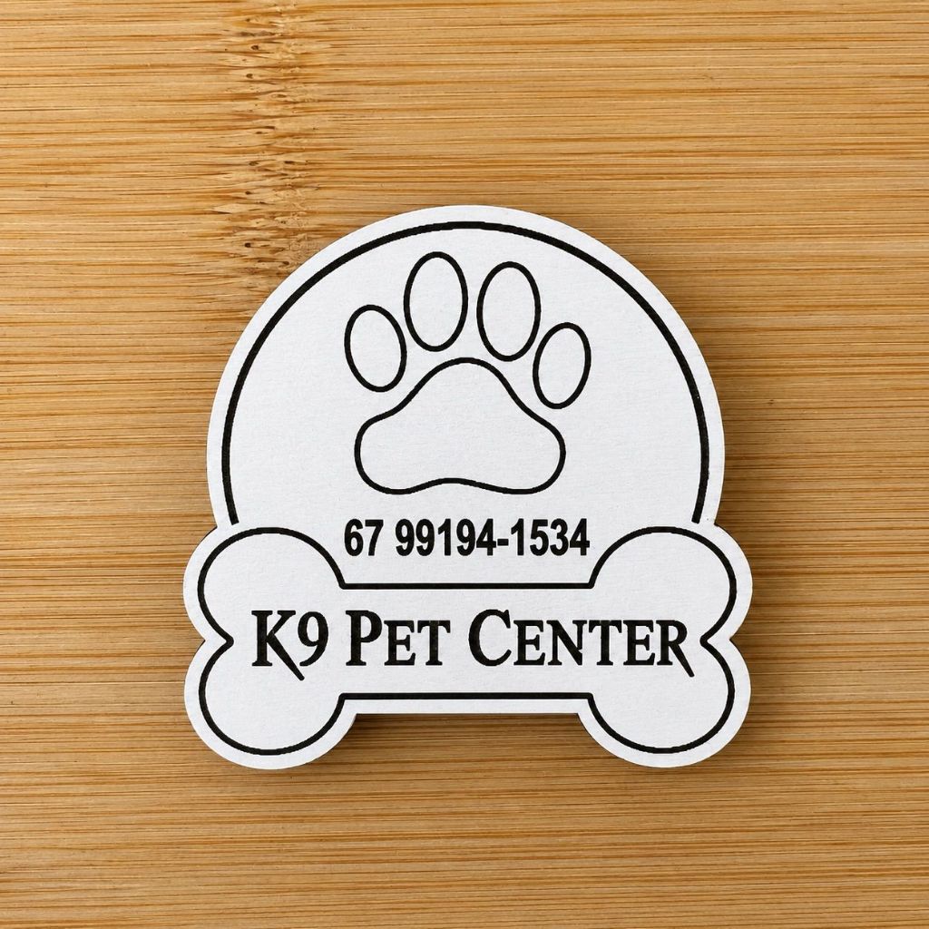 Kit de Imãs de Geladeira Pet Shop Personalizado MDF Veterinária Clínica Pet Lembrancinha em Madeira MDF