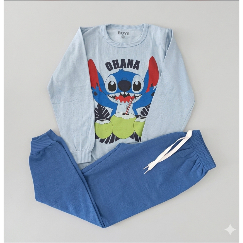 Roupa Infantil Menino Moletom Felpado Tamanho 1 Ano Conjunto Inverno Hulk  Stitch Batman Personagens Super Heróis