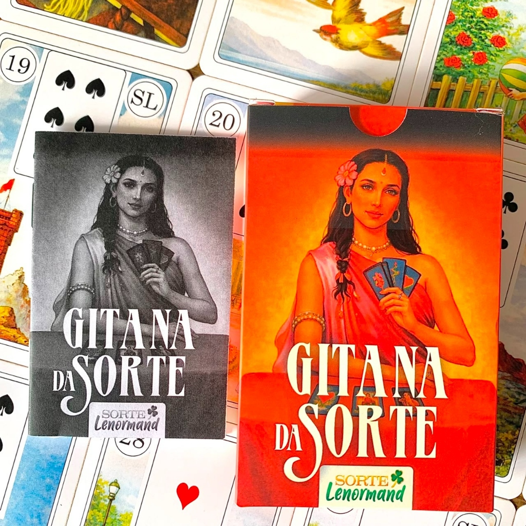 Gitana da Sorte - Baralho Cigano Clássico Brasileiro - Peti Lenormand - Cigana da Sorte